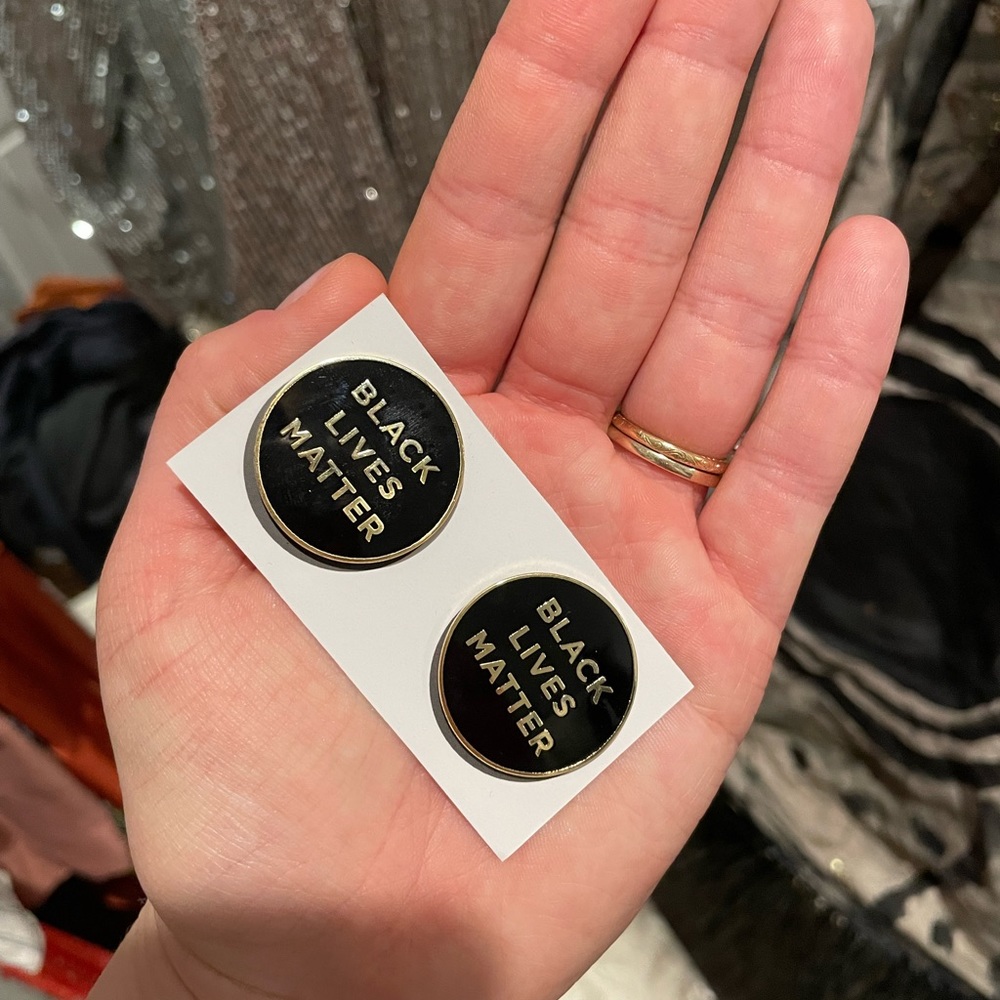 2 BLM pins ✊🏻✊🏾✊🏿